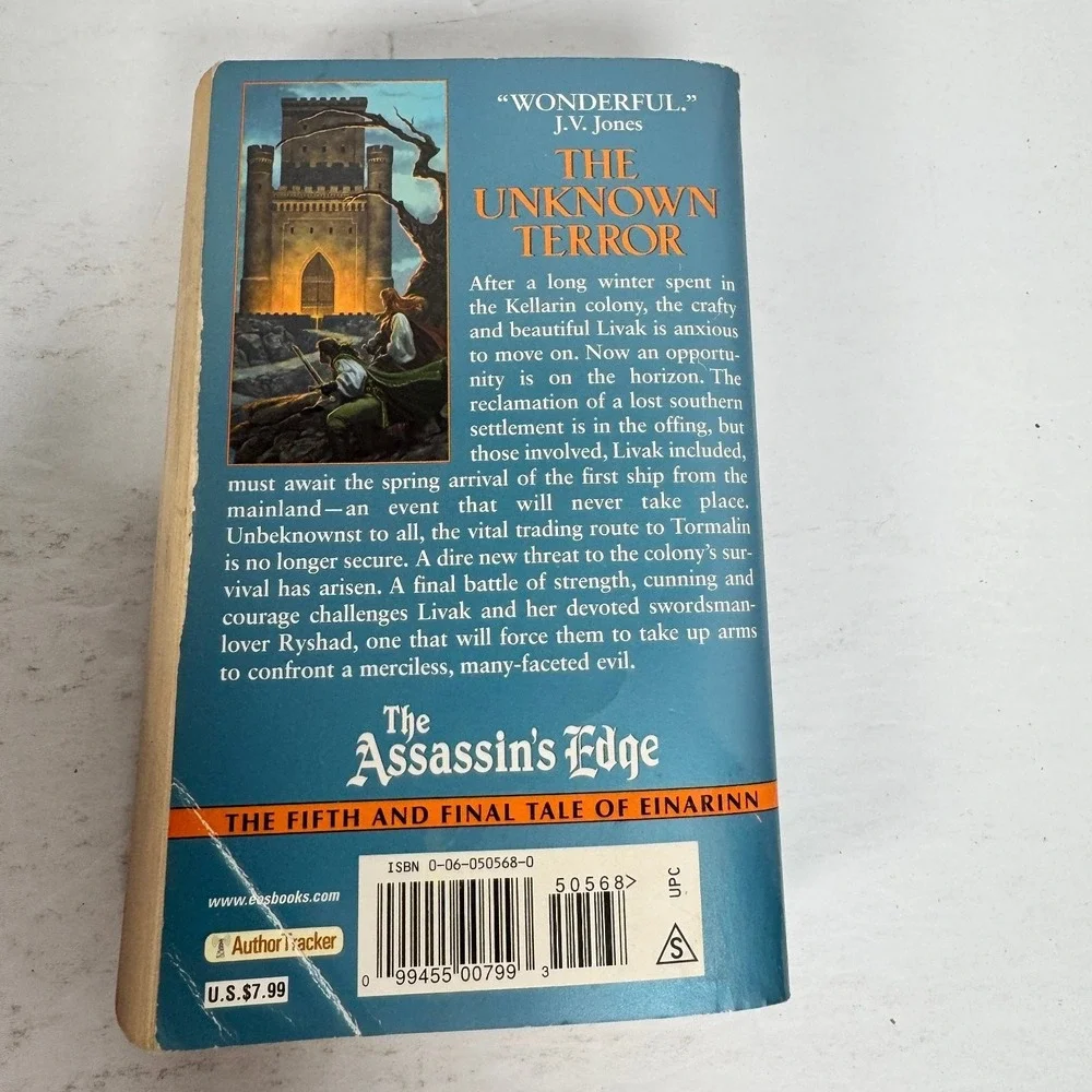 The Assassin's Edge Juliet‎ E. McKenna 2003 First Printing Eos Fantasy